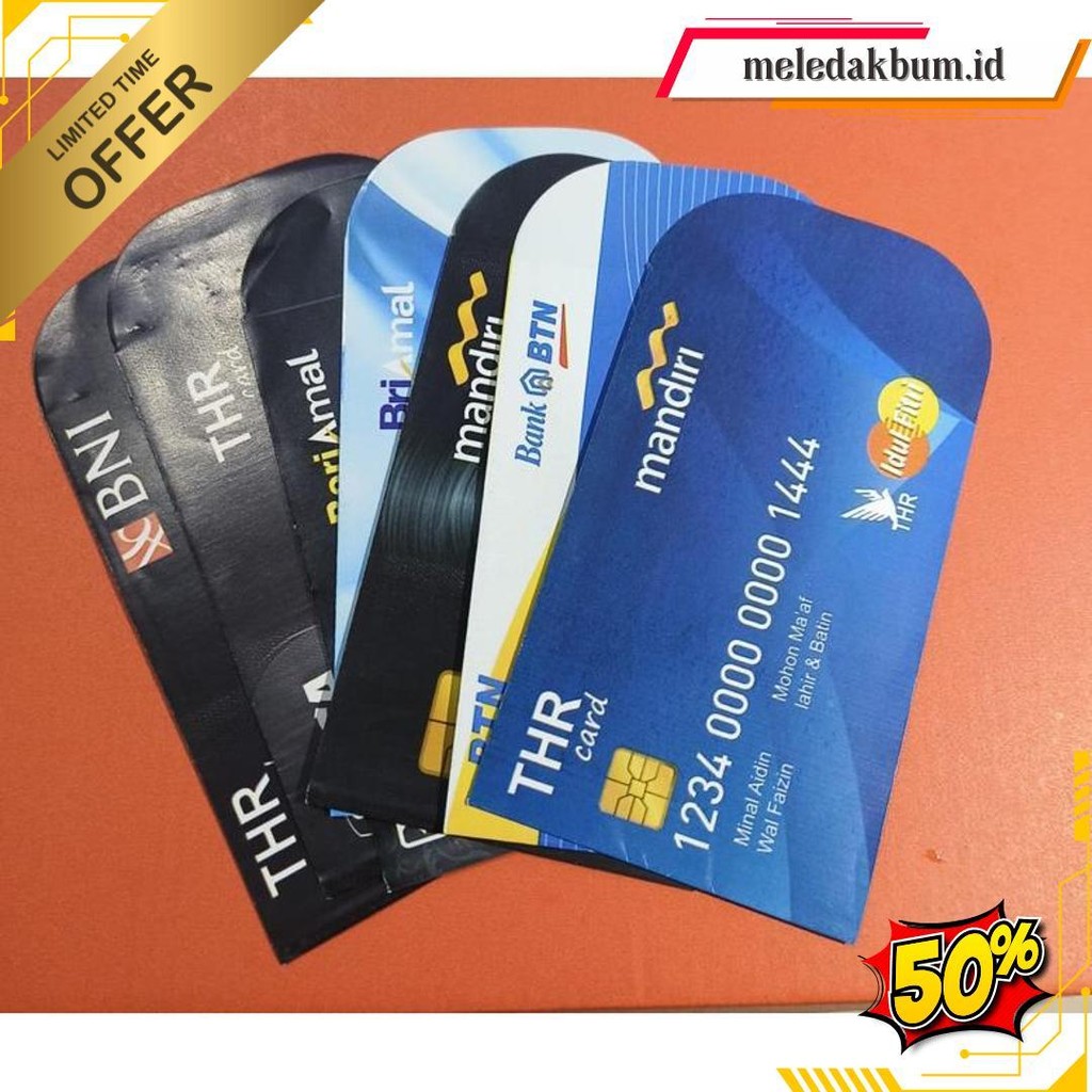 

Amplop/Ampau Motif Atm Mix Isi 50 Original Produk
