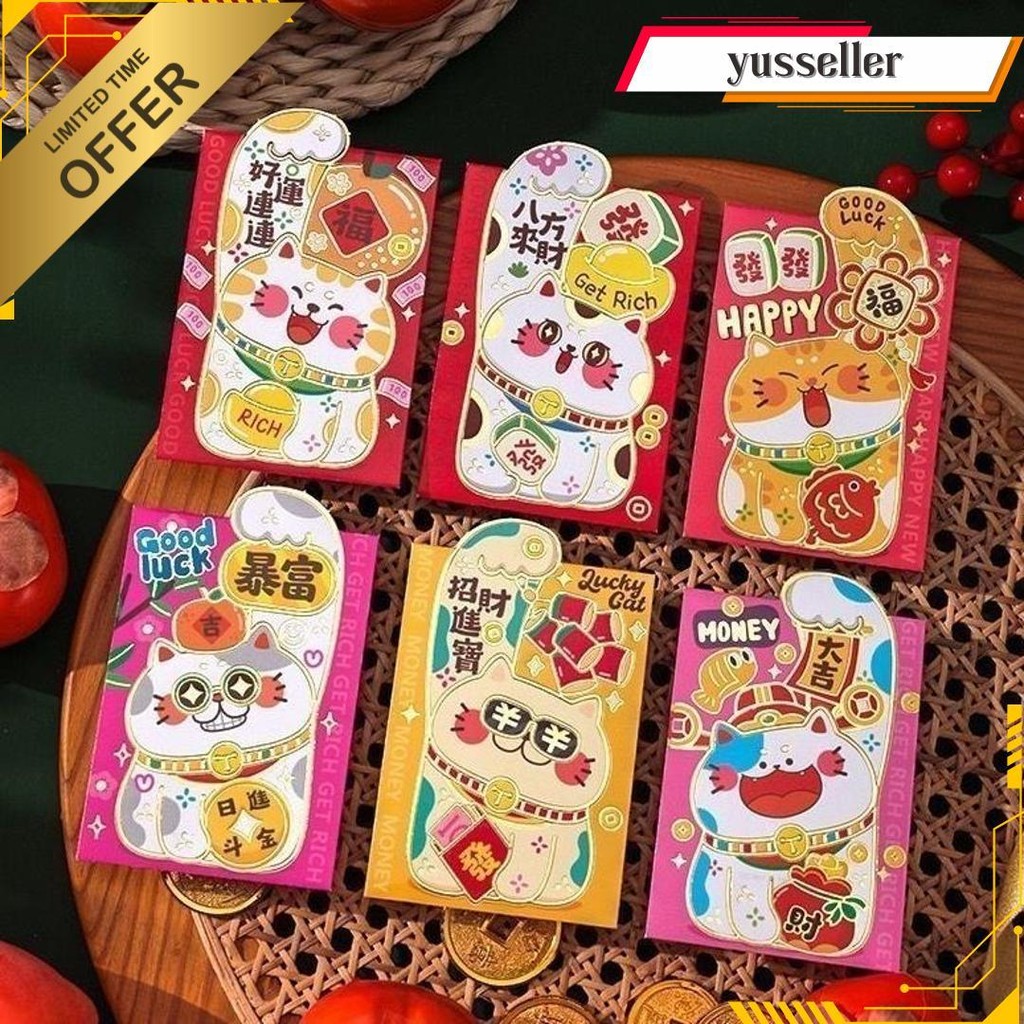 

(Cls) Angpao 3D Isi 6 Cute Dragon Ular Snake Imlek 2024 Sincia Kuping Naga Lucu Chinese New Year Cny N Termurah Banget