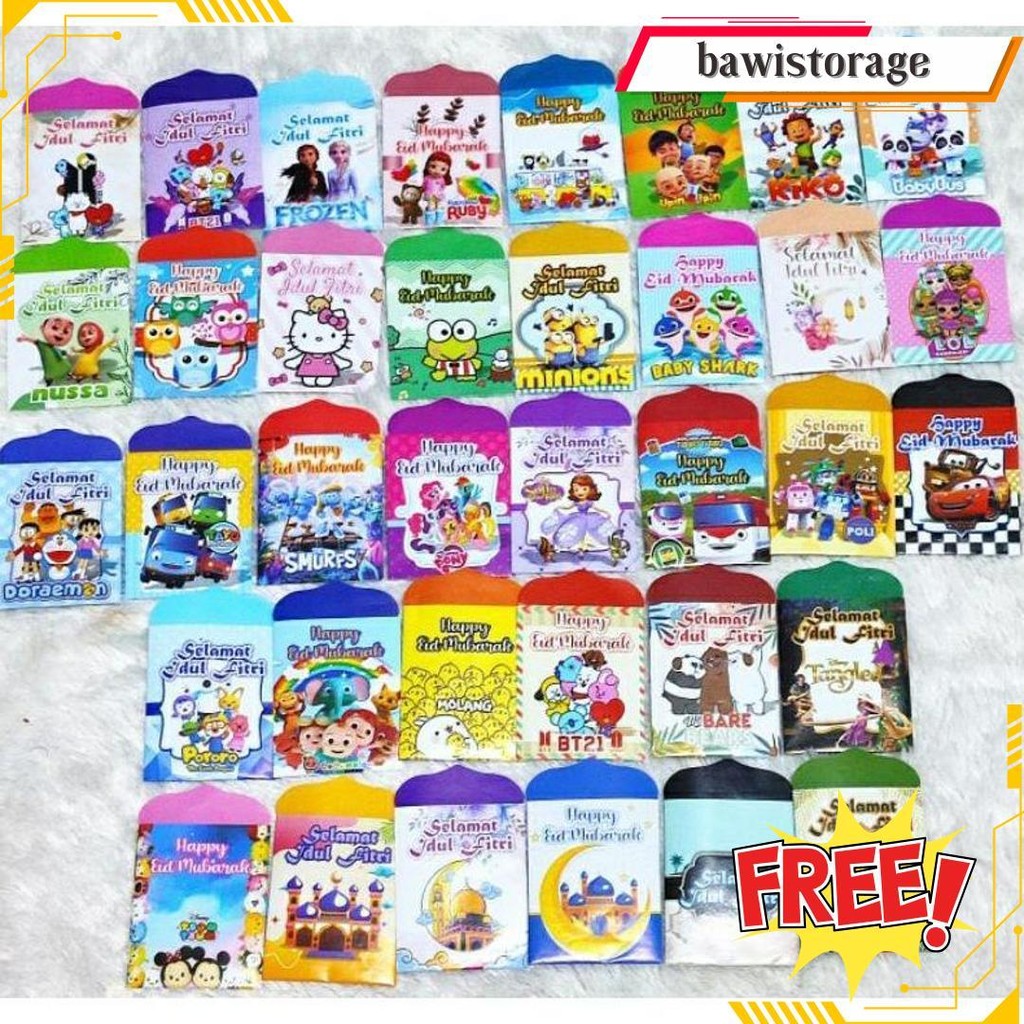 

Amplop Lebaran Unik Lucu Isi 10Pcs Termurah Banget