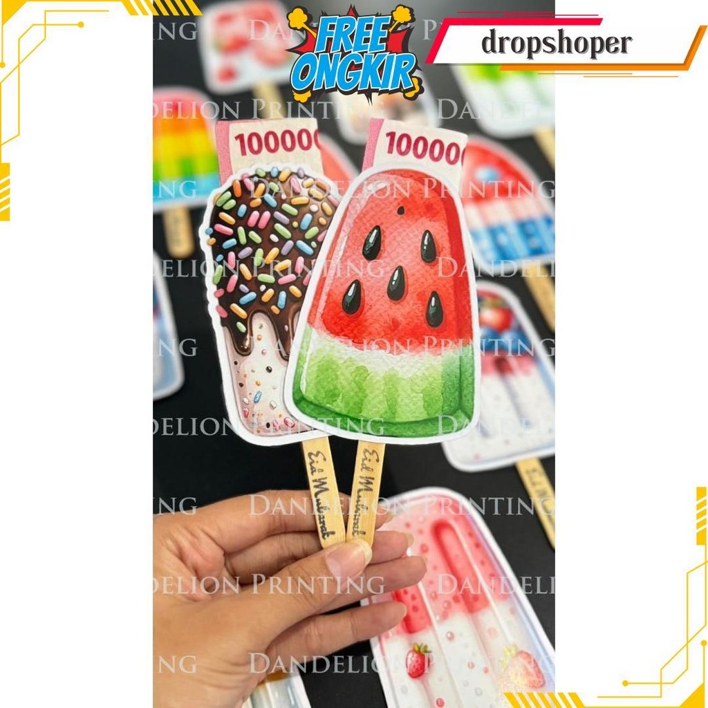 

(Isi 6Pcs) Amplop Lebaran Ice Cream Series 2025 / Agpau Thr Unik / Amplop Lebaran. Idul Fitri 2025 / Amplop Ice Cream / Es Krim Viral Cocok Untuk Anak-Anak Terlaris
