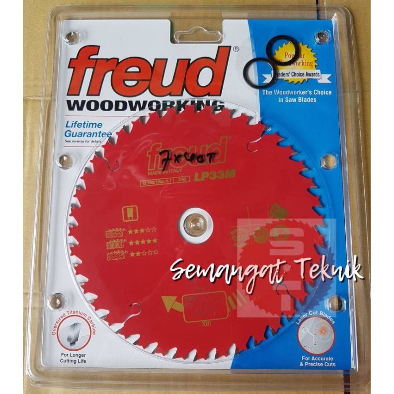 @=@=@=@=] PISAU GERGAJI CIRCULAR SAW BLADE 7" X 40 T GIGI FREUD ITALY