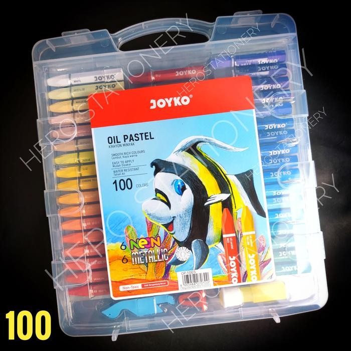 

Promo Krayon Joyko Oil Pastel Crayon 100 Warna Op-100S