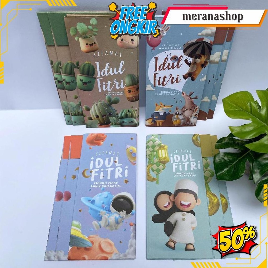 

Amplop Lebaran 2025 Unik Aesthetic Glosir 1 Pack ( Isi 40 Pcs ) Siap Pakai, Amplop Idul Fitri Ukuran Jumbo Gratis Ongkir