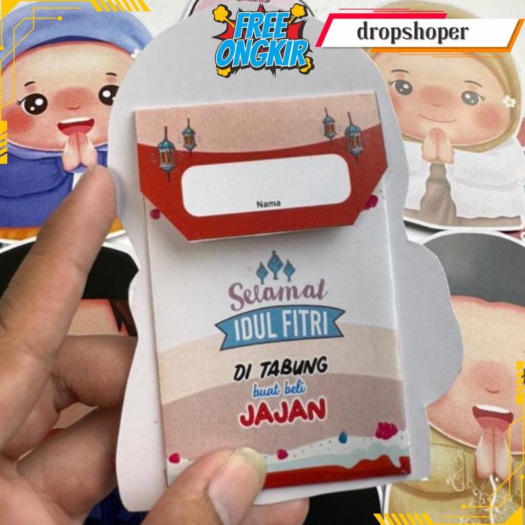 

Amplop Lebaran Idul Fitri Karakter 3D Lucu Gemoy 9 Pcs Bisa Cod