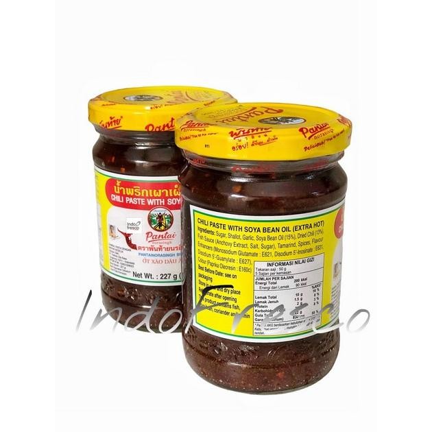 

Pantai Norasingh Chili Paste Soya Bean Oil- Sambal Pasta Thai 227 g GT