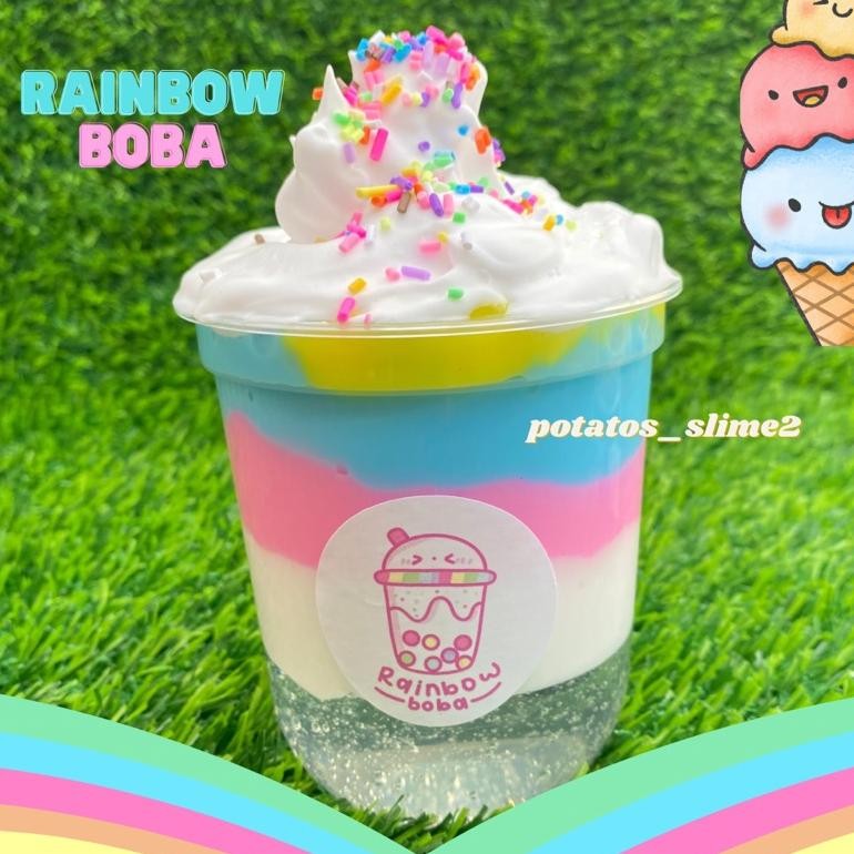 Promo Boba Slime By Potatos_Slime2 200Ml Dan 380Ml New Product
