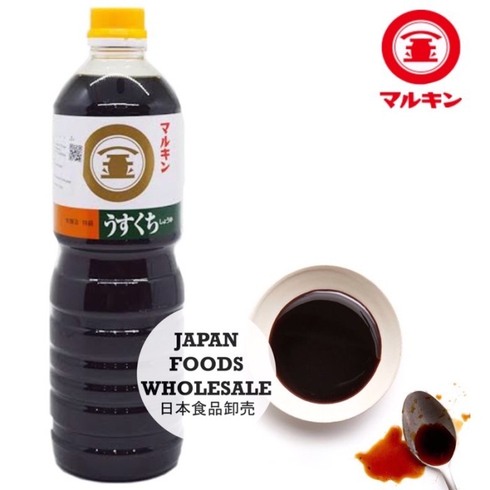 

TERLARIS MARUKIN USUKUCHI SHOYU LIGHT COLOR SOYSAUCE 1 L / KECAP ASIN / KECAP ASIN JEPNG MURAH!!!
