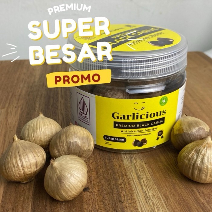

TERLARIS BAWANG HITAM TUNGGAL BLACK GARLIC GARLICIOUS BLACK GARLIC SOLO TUNGGAL PREMIUM ISI 30 BUTIR