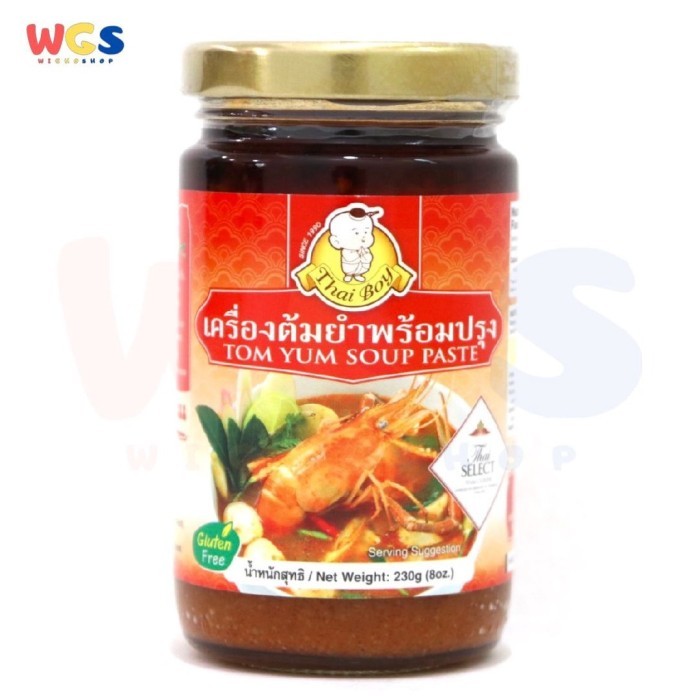 

TERLARIS THAI BOY TOM YUM PASTE SOUP GLUTEN FREE 230 GR - HALAL MURAH!!! MURAH