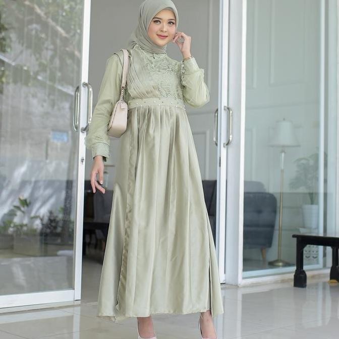 ADEVA DRESS BUSUI DRESS TERBARU DRESS BAJU PESTA Kondangan Wisuda Wanita TERBARU Kebaya Muslim Gamis