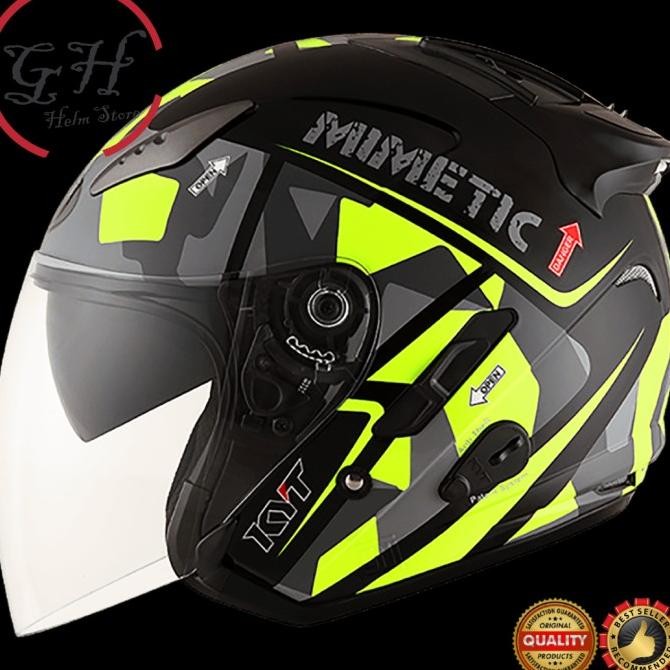 Helm KYT Galaxy Slide Motif Garis