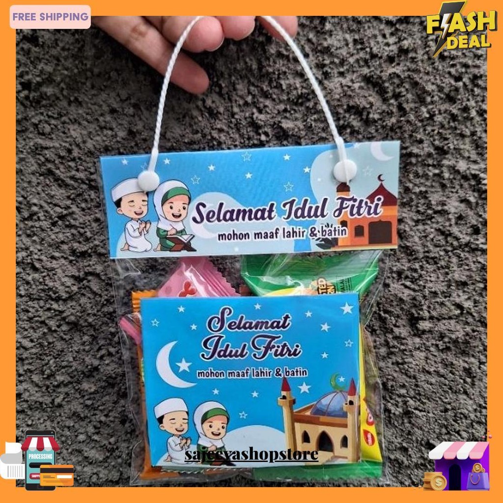 

10 Pcs Plastik Snack Lebaran + Amplop Lebaran Terbaru Termurah Banget