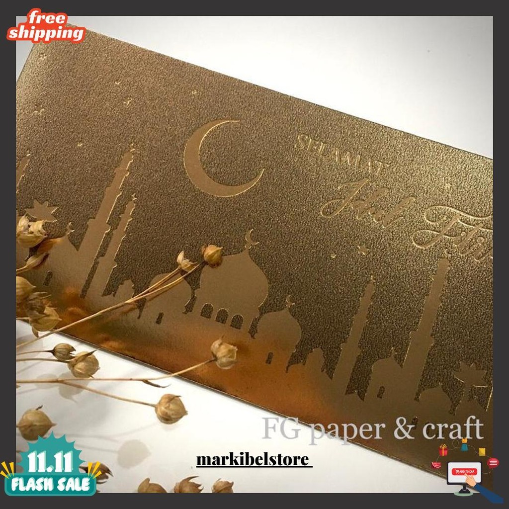 

Amplop Lebaran Idul Fitri Elegant Ramadhan Mosque 5Pcs By Fgpaper Cod