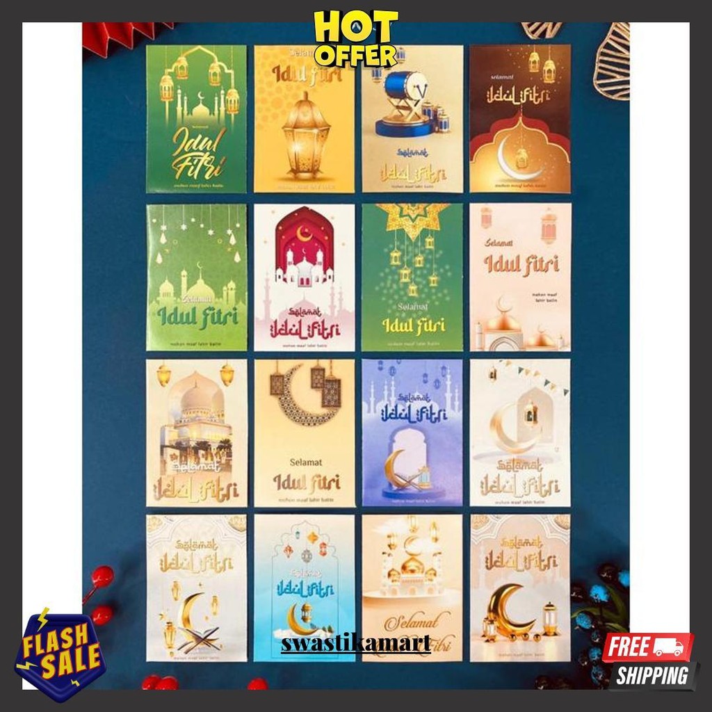 

Claiydream Amplop Lebaran Idul Fitri Amplop Karakter Angpao Lucu Ukuran Kecil 1Pack Isi 50Pcs Original Produk