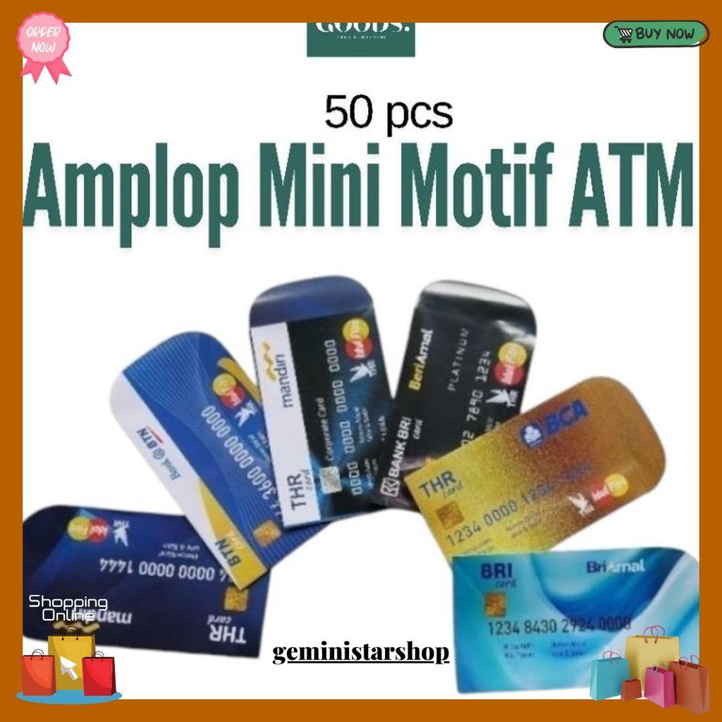 

[50 Pcs] Amplop Mini Lebaran 2025 | Amplop Kekinian | Amplop Lebaran Muslim Aesthetic | Angpau Original Produk