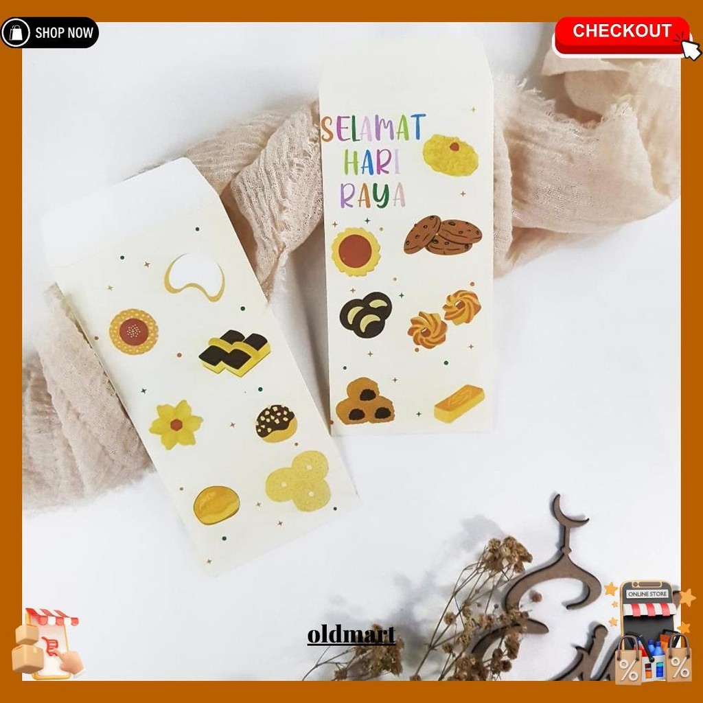 

( Isi 10 ) Amplop Lebaran Idul Fitri 1 Pack Isi 10 Lembar / Amplop Lebaran Besar Bisa Cod
