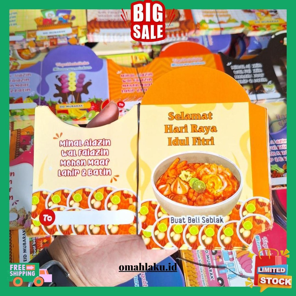 

Amplop Angpau Idul Fitri 100 Lembar Termurah Banget