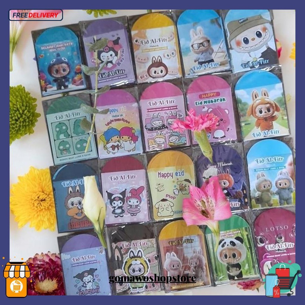 

10 Pack Isi 100 Uk Medium Angpau Lebaran Terbaru Gratis Ongkir
