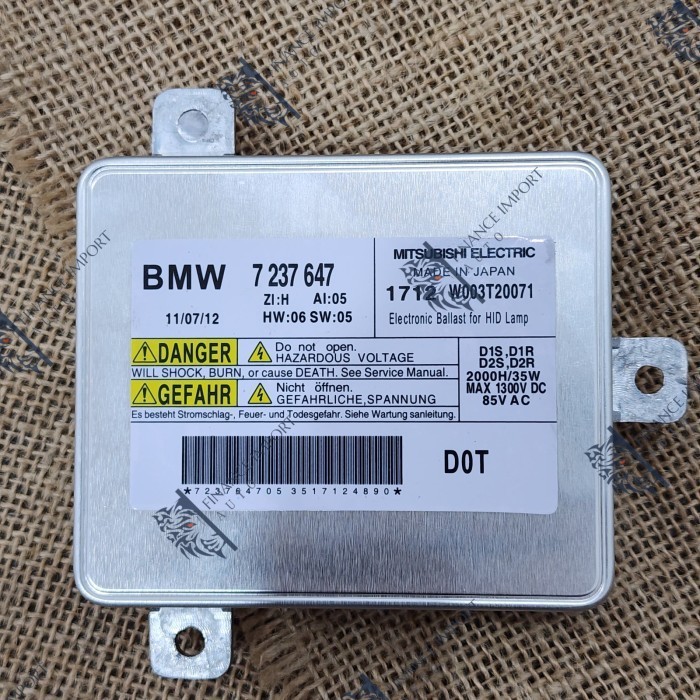 Ballast HID BMW F02 F10 Genuine / Modul Ballast Lampu BMW F02 F10 Ori
