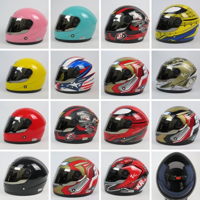 Helm Full Face Anak Scott / Helm Full Face Anak Anak Cowok / Helm Full