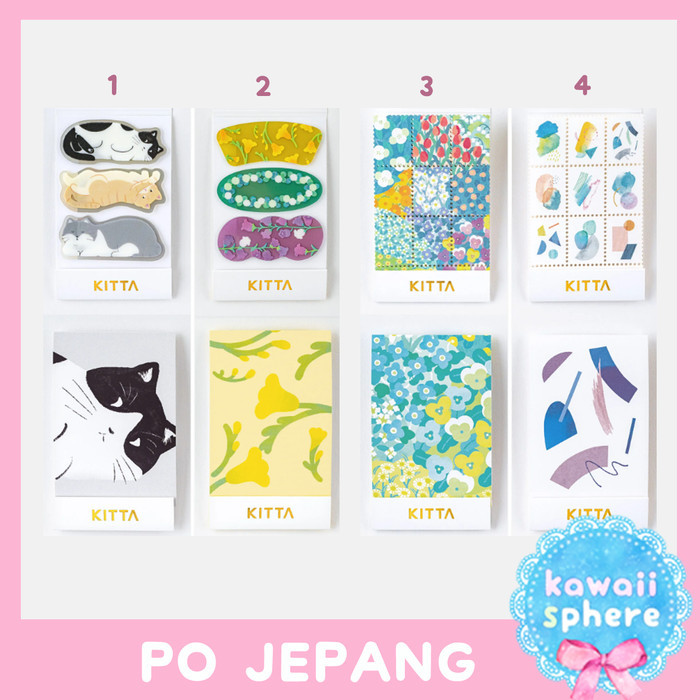 

PROMO! King Jim Kitta (Sticker type) Nuance / Garden / Cat / Flower Pieces