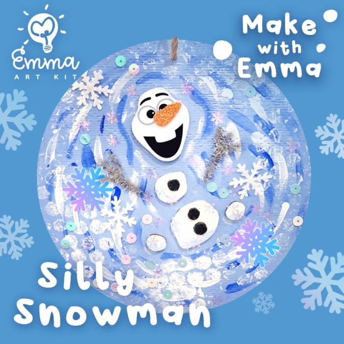 

HOT SALE! Make With Emma: Olaf The Silly Snowman Art Kit -Complete Kids Art Set!
