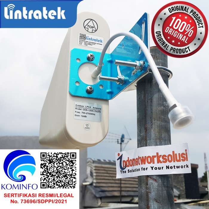 Produk Unggulan Antena Log Periodic Periodik Lpda Utk Repeater 2G 3G 4G Lintratek Ori