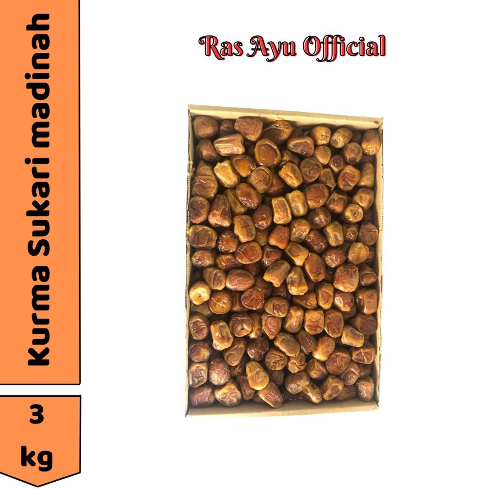 

Kurma Sukari 3 Kg / kurma sukkari / kurma sukari basah / kurma sukari premium / grosir kurma murah