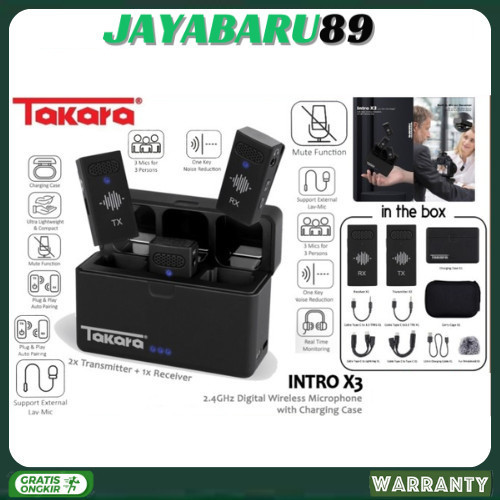 Takara INTRO X3 Mic Wireless