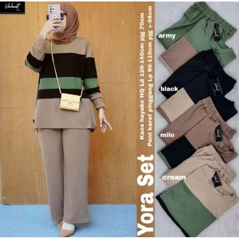 Oneset Lebaran Remaja Prmpuan Baju Tunik Ibuibu Satu Set Bju Hari Raya Stelan Baju Stln Atasan Bawah
