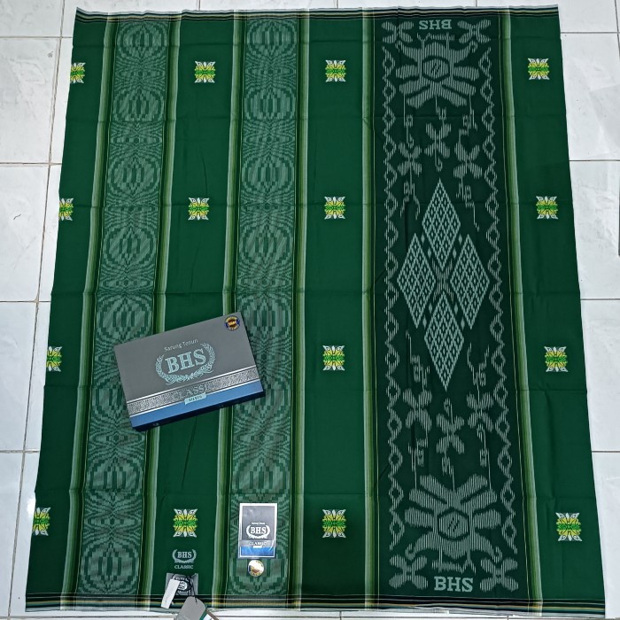 Kosanshoop Sarung Bhs Classic Hijau Nu Motif Skt Dam