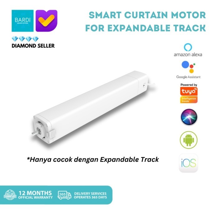 Bardi Smart Expandable Curtain Motor