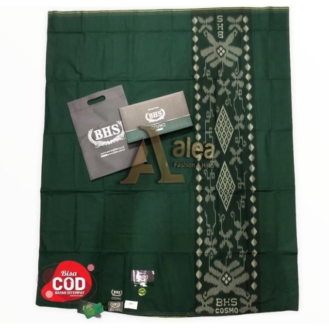 Kosanshoop Promo Sarung Bhs Cosmo Warna Polos Hijau Tua Bw Aidasita22