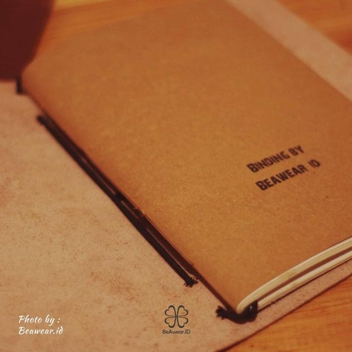 

Cover Book / Journal / Binder Buku Kulit Asli Refill Custom L67J