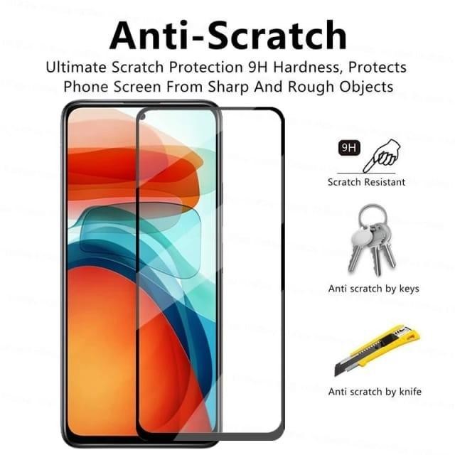 TEMPERED GLASS HP XIAOMI POCO X3 GT ANTI GORES FULL COVER SCREEN GUARD