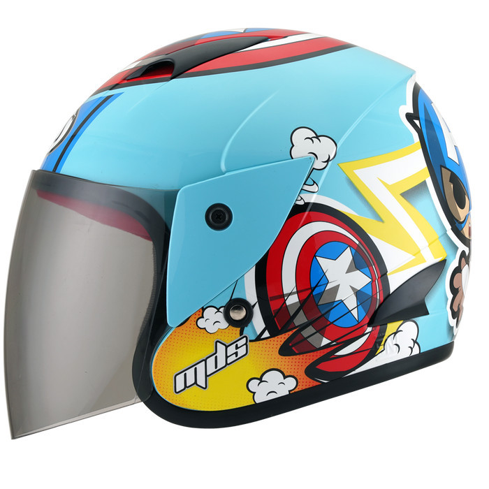 HELM ANAK MDS MARVEL CAPTAIN AMERICA #3 BLUE