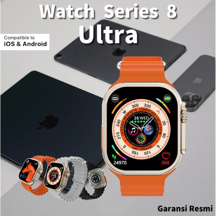 TERLARIS SMARTWATCH S8 ULTRA IWATCH NEW FLAGSHIP SMART WATCH MEN'S WATCH JAM TANGAN PINTAR PRIA