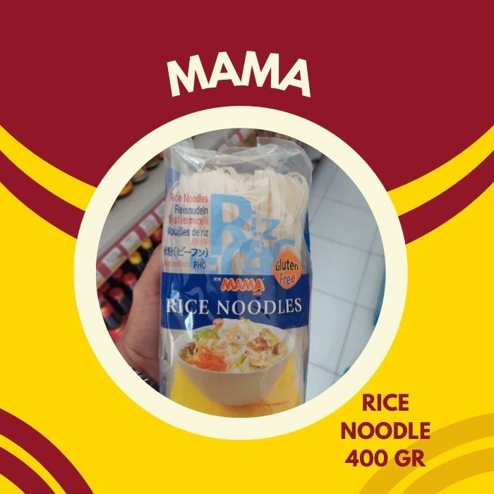

TERLARIS MAMA RICE NOODLES (KWETIAU) 5 MM 400 GR MURAH!!! MURAH