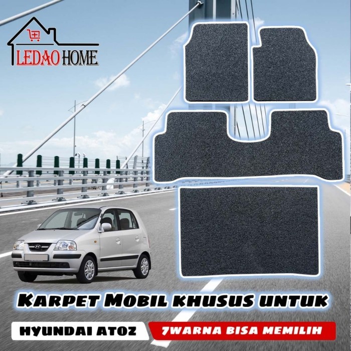 

TERLARIS LEDAOHOME KARPET MOBIL MIE BIHUN CUSTOM HYUNDAI ATOZ (2 BARIS, 2BARIS+BAGASI) MURAH!!!
