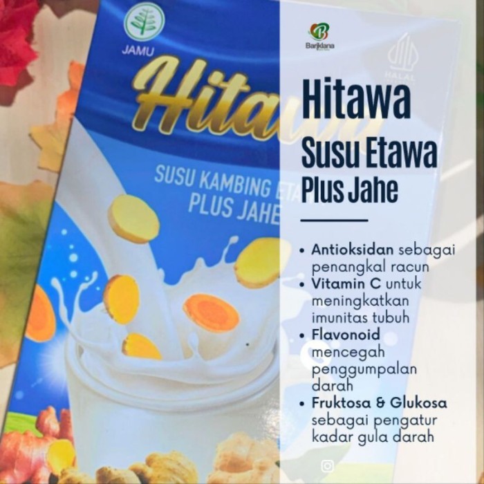 

TERLARIS HITAWA SUSU JAHE BARIKLANA MURAH!!! MURAH
