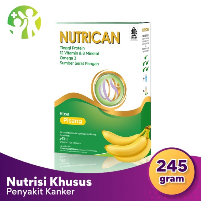 

TERLARIS NUTRICAN PISANG 245 GR - NUTRISI TINGGI ENERGI & PROTEIN MURAH!!! MURAH