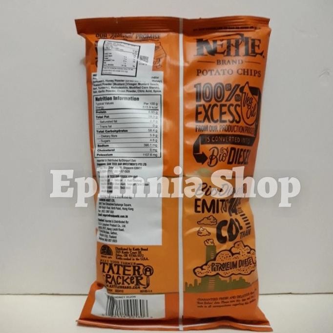 

Kettle Potato Chips/Snack Kentang Honey Dijon 142Gr Original