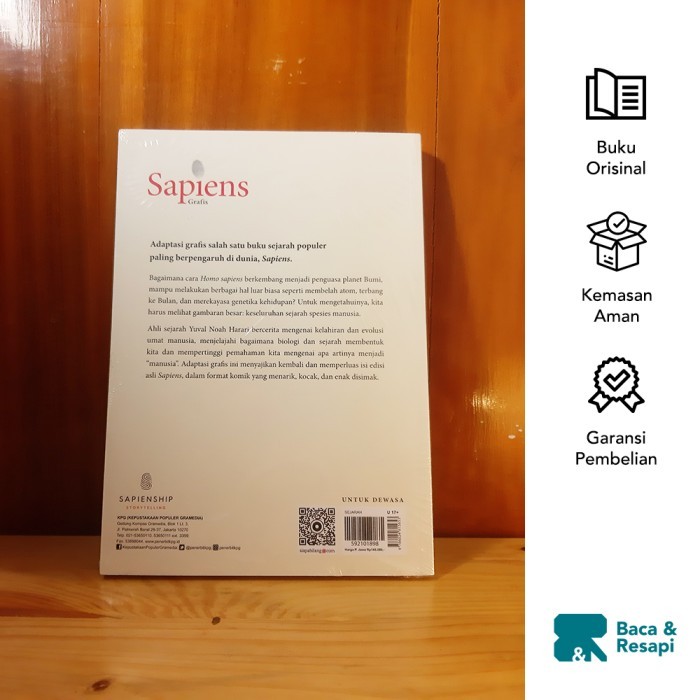 

SAPIENS GRAFIS (GRAPHIC HISTORY): KELAHIRAN UMAT MANUSIA - KGP