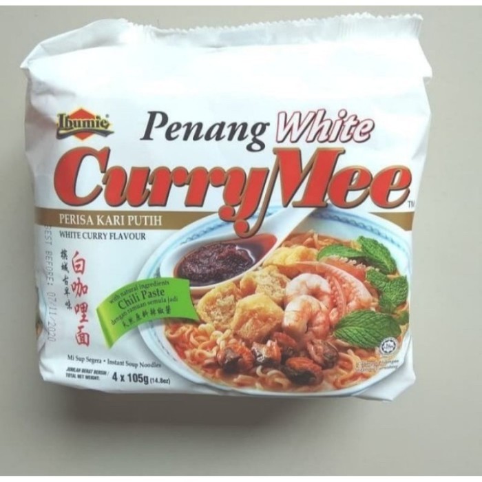 

TERLARIS IBUMIE CURRYMEE - MIE PENANG RASA KARI PUTIH 4 PCS MURAH!!! MURAH