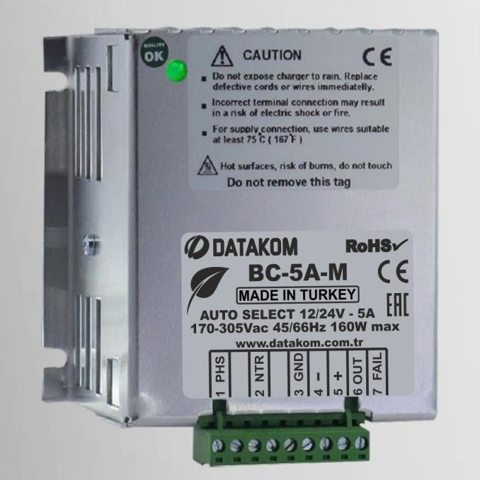Promo BATTERY CHARGER DATAKOM ORIGINAL 5A 12V / 24V / SMPS125 /  SMPS245 COD