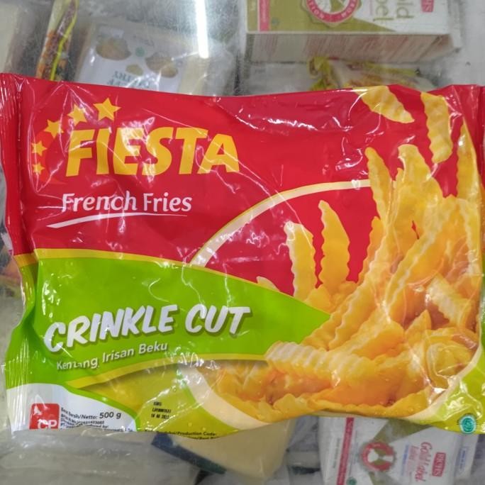 

Fiesta Crinkle Cut Kentang 500 Gr Original