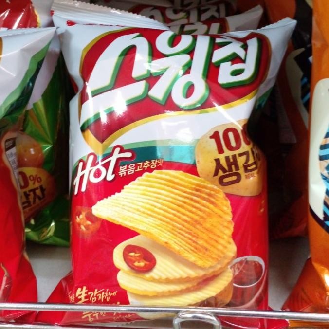 

Orion Keripik Kentang Rasa Pedas (Swingchip Sweet Chili 60Gram) Original
