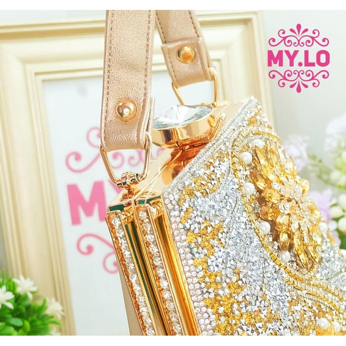 Laris Tas Pesta Wanita Clutch Kondangan Perempuan Party Bag Wedding Dompet Nikah Lamaran Hantaran