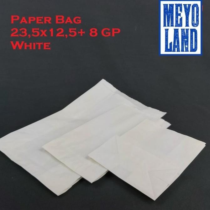 

Paper Bag 23.5X12.5X8 Roti Fried Chicken 100Pcs Kentang Kantong Kertas Original