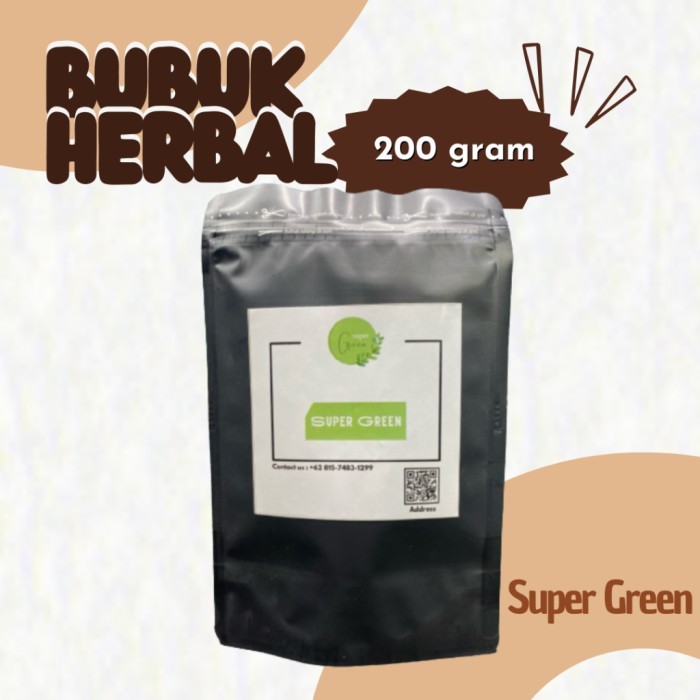 

TERLARIS BUBUK SUPEER GREEN HALUSS 200GR SIAP DISEDUHH MURAH!!! MURAH